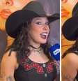 Ana Castela desconversou ao ser questionada sobre Zé Felipe em entrevista  Foto: Reprodução/GoiásTV