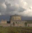 A estrutura de concreto da central nuclear resistiu ao passar do tempo  Foto: Cortesia da arquiteta Carmen Abad / BBC News Brasil