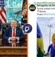 Ex-conselheiro de Trump, Jason Miller comenta boneco gigante.  Foto: Reprodução/jasonmillerindc / Portal de Prefeitura