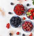 Frutas vermelhas estão entre as opções com baixo teor de açúcar  Foto: Freepik
