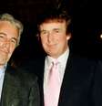 Epstein e Trump em 1997 — foram próximos por anos, mas Trump afirma que romperam no início dos anos 2000  Foto: Getty Images / BBC News Brasil