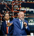 Lula na sede do Operador Nacional do Sistema Elétrico (ONS), em Brasília (DF).  Foto: Ricardo Stuckert / PR