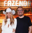 Adriane Galisteu e Rodrigo Carelli, apresentadora e diretor de A Fazenda  Foto: Reprodução/Instagram