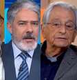 Merval Pereira, William Bonner, Fernando Gabeira e Daniela Lima: o jornalismo profissional sai fortalecido após a maratona no STF  Foto: Reproduções