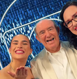 O humorista Renato Aragão, conhecido como Didi, ao lado de sua eposa e filha, Lívian e Lilian Aragão  Foto: Reprodução: Instagram