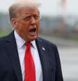 O presidente dos Estados Unidos, Donald Trump. No Aeroporto La Guardia em Nova York, em 7 de setembro de 2025.  Foto: REUTERS - Evelyn Hockstein / RFI