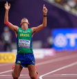 Caio Bonfim ficou com a prata no Mundial de Tóquio  Foto: AP/ David Josek