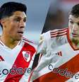  Foto: Marcelo Endelli/Getty Images - Legenda: Enzo Pérez e Nacho Fernández, nomes de peso do River Plate / Jogada10