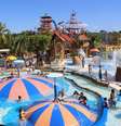 Parque Thermas dos Laranjais ocupa uma área de 300 mil metros quadrados em Olímpia, no interior de São Paulo.  Foto: Thermas dos Laranjais/Divulgação / Estadão
