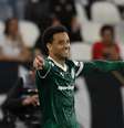 Felipe Anderson em ação pelo Palmeiras contra o Botafogo; Verdão entra em campo nesta quarta-feira, 17, contra o River Plate, da Argentina, pelas quartas da Copa Libertadores  Foto: Cesar Greco/Palmeiras
