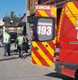 Cinco pessoas foram atropeladas por motorista em Santa Catarina  Foto: Divulgação/Corpo de Bombeiros de Santa Catarina