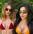 Virginia Fonseca e Duda Freire curtem dia de sol em Madri  Foto: Reprodução/Instagram