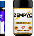 Montagem com os rótulos dos produtos Ki-Fit e Zempyc  Foto: Reprodução