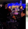 Atriz e influenciadora, Giovanna Alparone, e jogador do Vasco sub-20, Bruno Lopes, compartilham vídeo com momento de pedido de casamento nas redes sociais, nos bastidores de show do The Town  Foto: Reprodução/Instagram@gialparone
