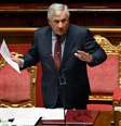 Vice-premiê Antonio Tajani participa de audiência no Senado italiano  Foto: ANSA / Ansa - Brasil