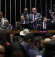O presidente da Câmara dos Deputados, Hugo Motta, pautou a votação da urgência para o projeto que concede anistia aos manifestantes de 8 de janeiro de 2023.  Foto: EDUARDO F. S LIMA/ATO PRESS/ESTADÃO CONTEÚDO