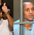 Montagem de fotos de Fernandinho Beira-Mar (à esquerda) e Marcinho VP (à direita)  Foto: Montagem: Brunno Dantas/TJRJ e Reprodução/TV Record