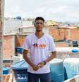 Tauan Souza Matos, fundador da +1 Code, escola de programação e de IA gratuita com sede no Jardim Pantanal, zona leste de São Paulo.  Foto: Divulgação