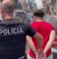 Minotauro sendo preso pela polícia.  Foto: PCSP/Reprodução / Portal de Prefeitura