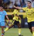  Foto: Divulgação - Legenda: Cristiano Ronaldo comemora o gol marcado na vitória sobre o Al-Riyadh / Jogada10