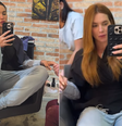 Virgínia prepara cabelo para dia de coroação na Grande Rio  Foto: Reprodução/Instagram @virginia