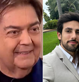 Faustão levará filha Lara ao altar neste sábado  Foto: Reprodução/Instagram @faustosilvaofcial e @julinhocasares