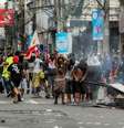 Protestos contra corrupção levaram dezenas de milhares de filipinos às ruas da capital, Manila. Houve confrontos com a polícia. (21/09/2025)  Foto: REUTERS - Lisa Marie David / RFI