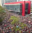  Imagem aérea do ato na Avenida Paulista, região central de São Paulo, neste domingo, 21, contra a PEC da Blindagem e o projeto de anistia aos condenados pelos atos de 8 de janeiro.   Foto: MARCELO D. SANTS/ATO PRESS/ESTADÃO CONTEÚDO