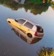 Homem tenta matar namorada afogada ao jogar carro no rio em Fátima do Sul (MS)  Foto: Campo Grande News