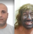 Felipe Quaresma, apontado como chefe da quadrilha, se disfarçava para burlar o sistema de reconhecimento facial  Foto: Reprodução/Fantástico