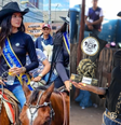 Gabrielly Moreira foi encontrada morta; ela havia ganhado títulos em eventos tradicionais, como o de Rainha da Cavalgada  Foto: Reprodução/Instagram @gaby.1ms