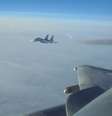 Intercepção de um caça russo pela Força Aérea francesa sobre os países bálticos (imagem ilustrativa).  Foto: AFP - - / RFI