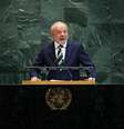 Lula abriu a Assembleia Geral da ONU com crítica à guerra em Gaza, às tarifas de Trump e ao enfraquecimento das Nações Unidas  Foto: REUTERS/Mike Segar / BBC News Brasil