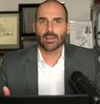 Eduardo Bolsonaro afirma que Gilmar Mendes pode sofrer sanções dos EUA por apoio a Moraes  Foto: Eduardo Bolsonaro via Youtube