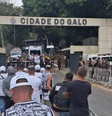 Torcida do Galo fez cobranças ao elenco pelo desempenho recente  Foto: Reprodução/ Redes Sociais
