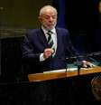 Lula abriu a Assembleia Geral da ONU  Foto:  Taylor Hill / Getty Images