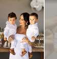 Clara Maia com seus gêmeos, José e João, de 1 ano  Foto: Reprodução | Instagram
