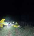 O avião caiu em uma fazenda turística   Foto: Divulgação/Corpo de Bombeiros de MS