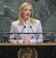 Giorgia Meloni discursa na Assembleia-Geral da ONU  Foto: ANSA / Ansa - Brasil