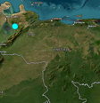Terremoto de magnitude 6,2 atinge a Venezuela  Foto: Reprodução/USGS