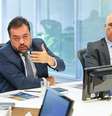 Delegado Felipe Curi ao lado do governador Claudio Castro   Foto: Divulgação/Polícia Civil 