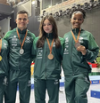 Brasil conquistou cinco medalhas da Copa do Mundo de Ginástica  Foto: Divulgação/CBG