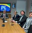 Paulinho da Força foi à sede do PL nesta terça-feira, 30 para se reunir com o presidente do partido, Valdemar Costa Neto.  Foto: Divulgação/Solidariedade / Estadão