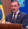 Diretor-geral da Polícia Federal, Andrei Augusto Passos Rodrigues, durante coletiva de imprensa nesta terça-feira, 30  Foto: Reprodução/YouTube/Ministério da Justiça e Segurança Pública