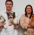 Camilla Galvão e Marcelo Miranda são os fundadores da Dolce Pet, especializada em cosméticos para pets  Foto: Divulgação