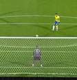  Foto: Reprodução - Legenda: Iago converte pênalti e desconta para o Brasil na derrota para Marrocos / Jogada10