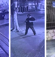 Câmeras de segurança flagraram o assalto ao advogado criminalista Luiz Fernando Sá e Souza Pacheco no centro de São Paulo  Foto: Reprodução/TV Globo