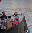 Segundo informe do Global Sumud, navios de guerra israelenses se movimentavam para interceptar a flotilha quando restavam apenas 81 milhas (aproximadamente 130 quilômetros) náuticas até Gaza.  Foto: Lluis Gene/AFP