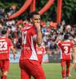 Bruno Gomes comemora gol pelo Semen Padang  Foto: Divulgação/Semen Padang