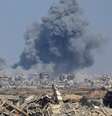Fumaça sobe de escombros após ataques israelenses na Cidade de Gaza, em 2 de outubro de 2025.  Foto: REUTERS - Dawoud Abu Alkas / RFI